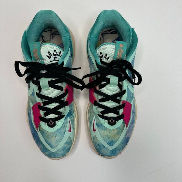 Nike Kyrie 5 Low Community Mens Size 8.5 Blue Basketball Athletic Shoes Sneakers - Picture 2 of 12